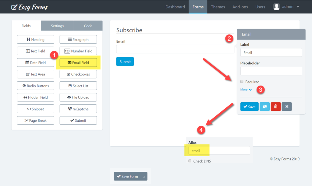 Form Endpoints: Make fully customizable forms – Easy Forms Support