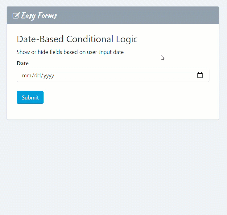Date-Based Conditional Logic