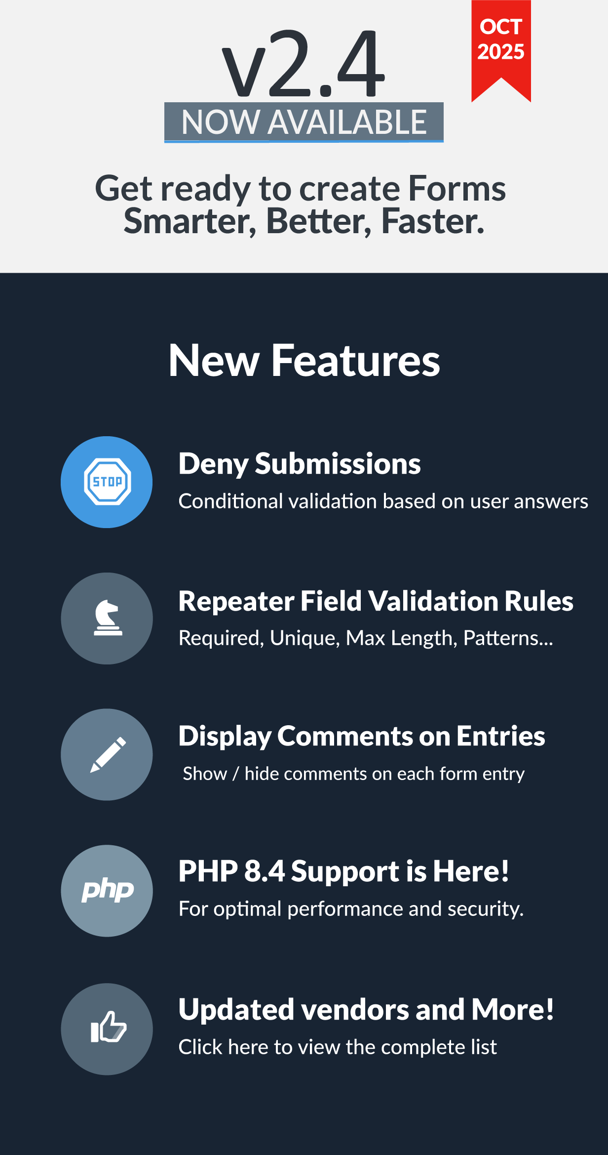 Easy Forms v2.3 - Release Notes