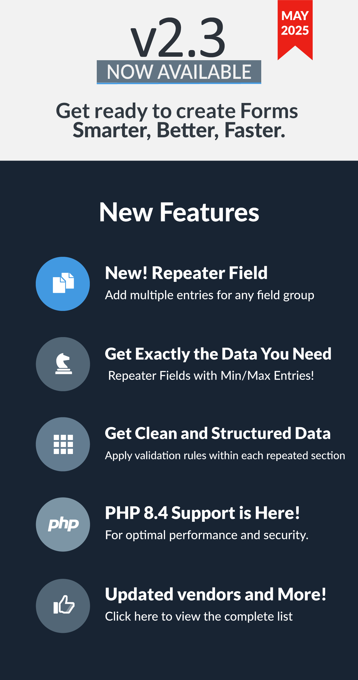 Easy Forms v2.3 – Release Notes